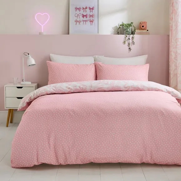 Bows Polycotton Duvet Cover & Pillowcase Set 3