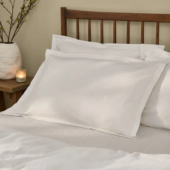 Yard Hebden Washed Cotton Oxford Pillowcase Pair