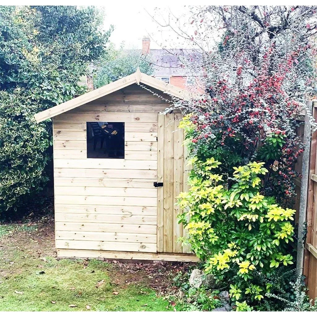 Marlborough 10 x 8 Premier Pressure Treated Apex Shed in Natural 3