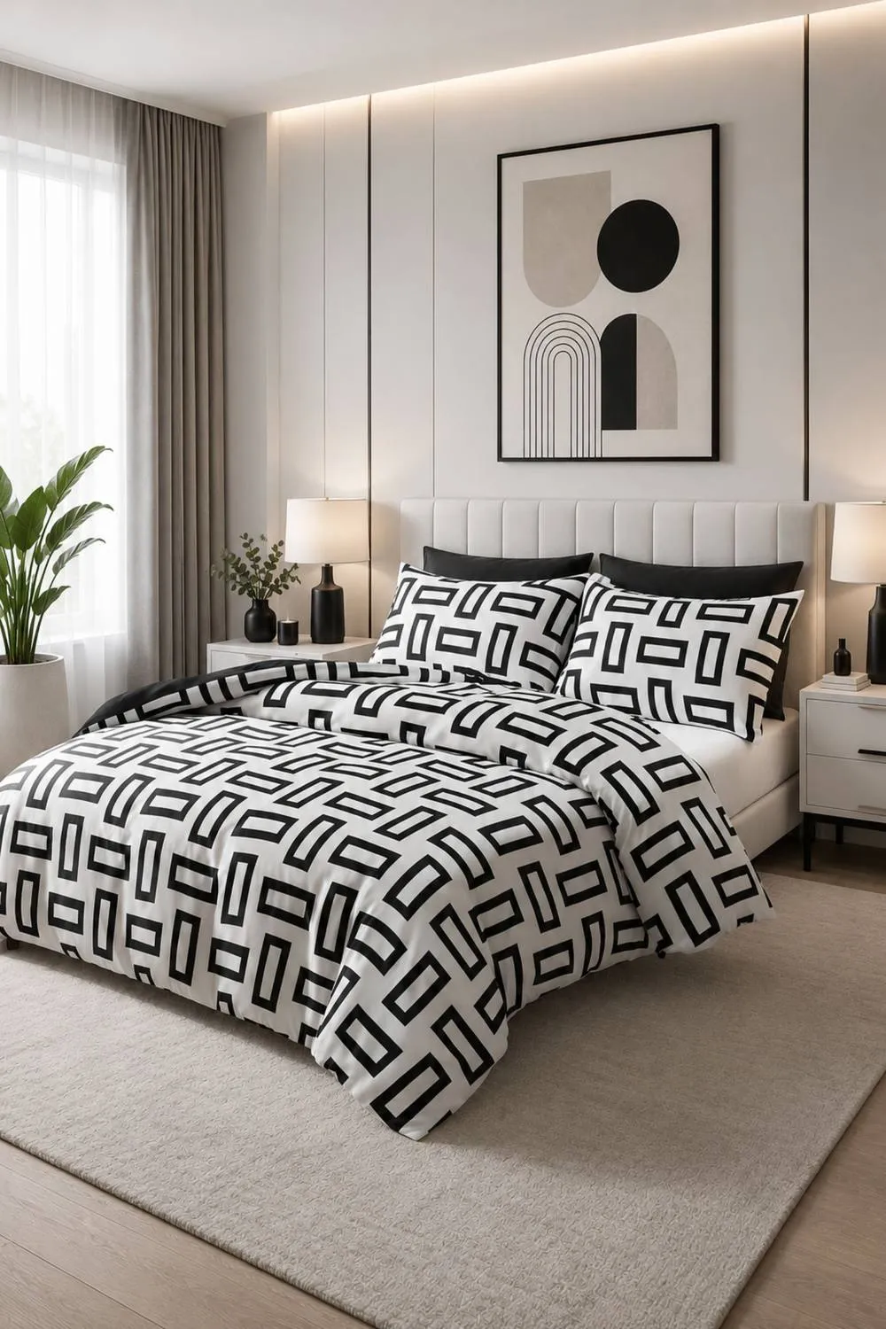 Grace Premium Satin Silk Duvet Cover Set Luxurious Bedding Sets in White