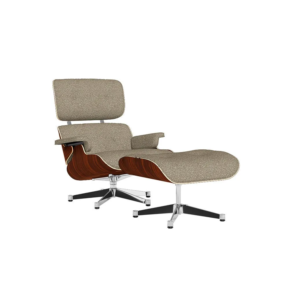 Vitra Eames Lounge Chair & Ottoman Santos Palisander Clas. Nubia 04 Bamboo Terra Polished Base 05