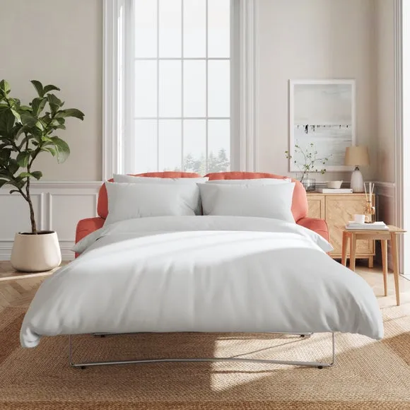 Martha Matte Plush Velvet 2 Seater Double Sofa Bed 1