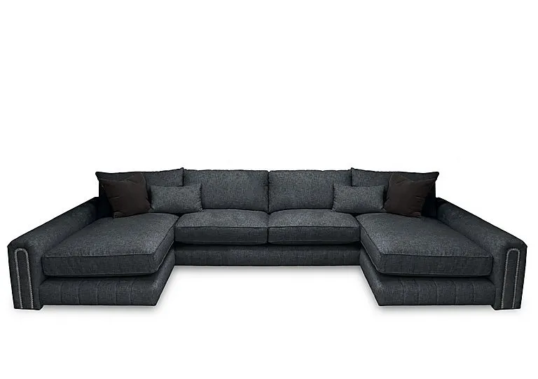 Retreat Large Fabric U Shaped Sofa - Sofas and Armchairs - In Time for Christmas