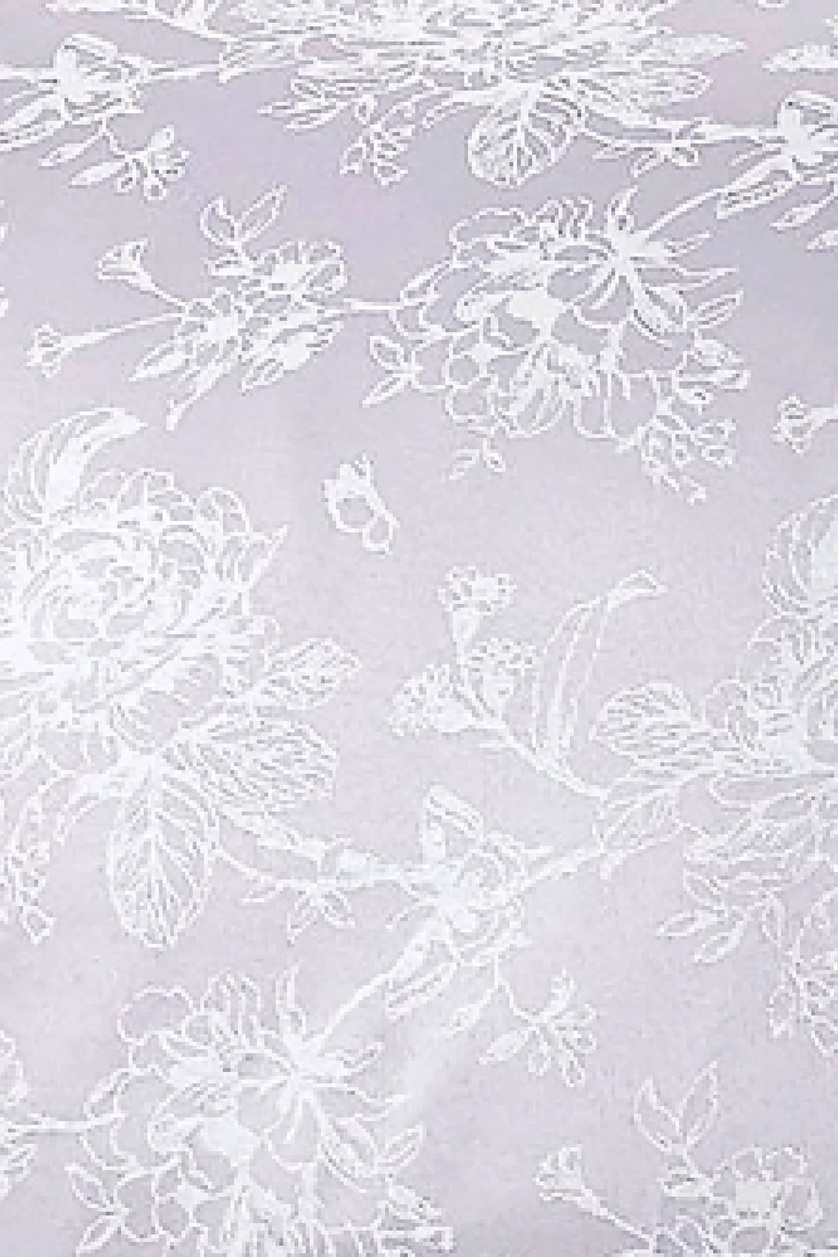 Dreams & Drapes 'Jasmine' Floral Jacquard Filled Cushion in Lavender 2
