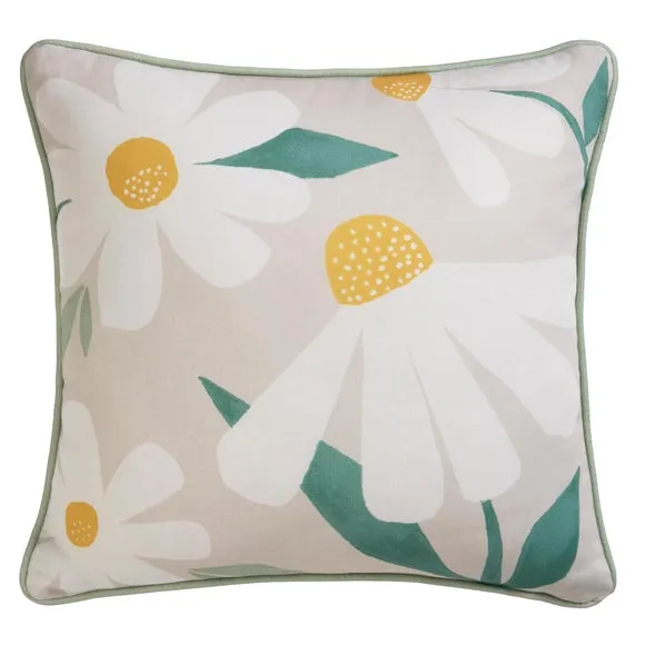 Daisy Cotton Square Filled Cushion 2