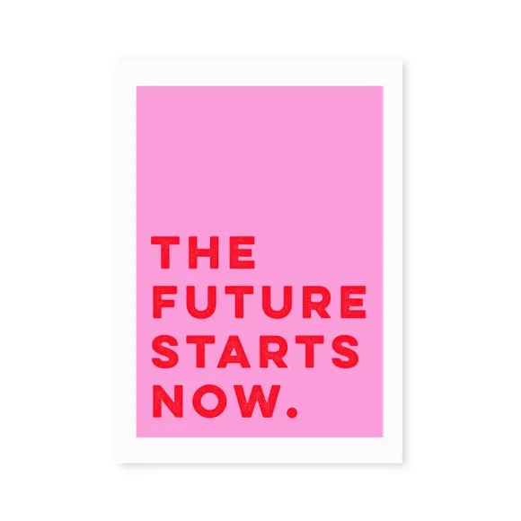 East End Prints The Future Starts Now Print 2