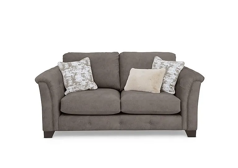 Aura 2 Seater Fabric Classic Back Sofa Bed - Kenzo Chocolate - Sofas and Armchairs - In Time for Christmas