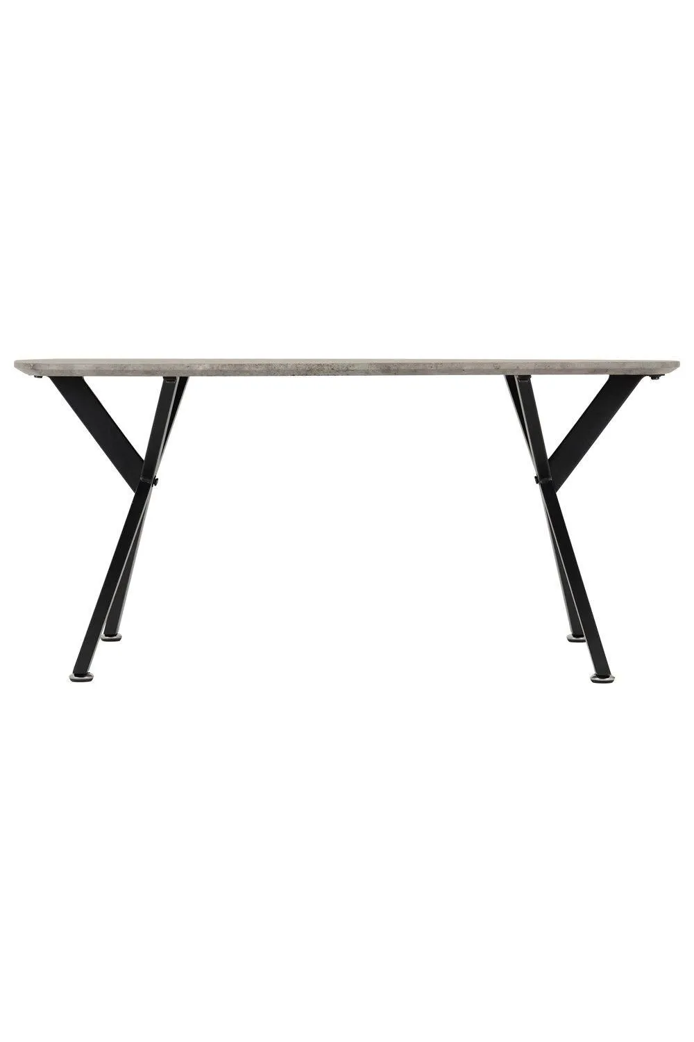 Seconique Athens Oval Coffee Table in Dark Grey 3