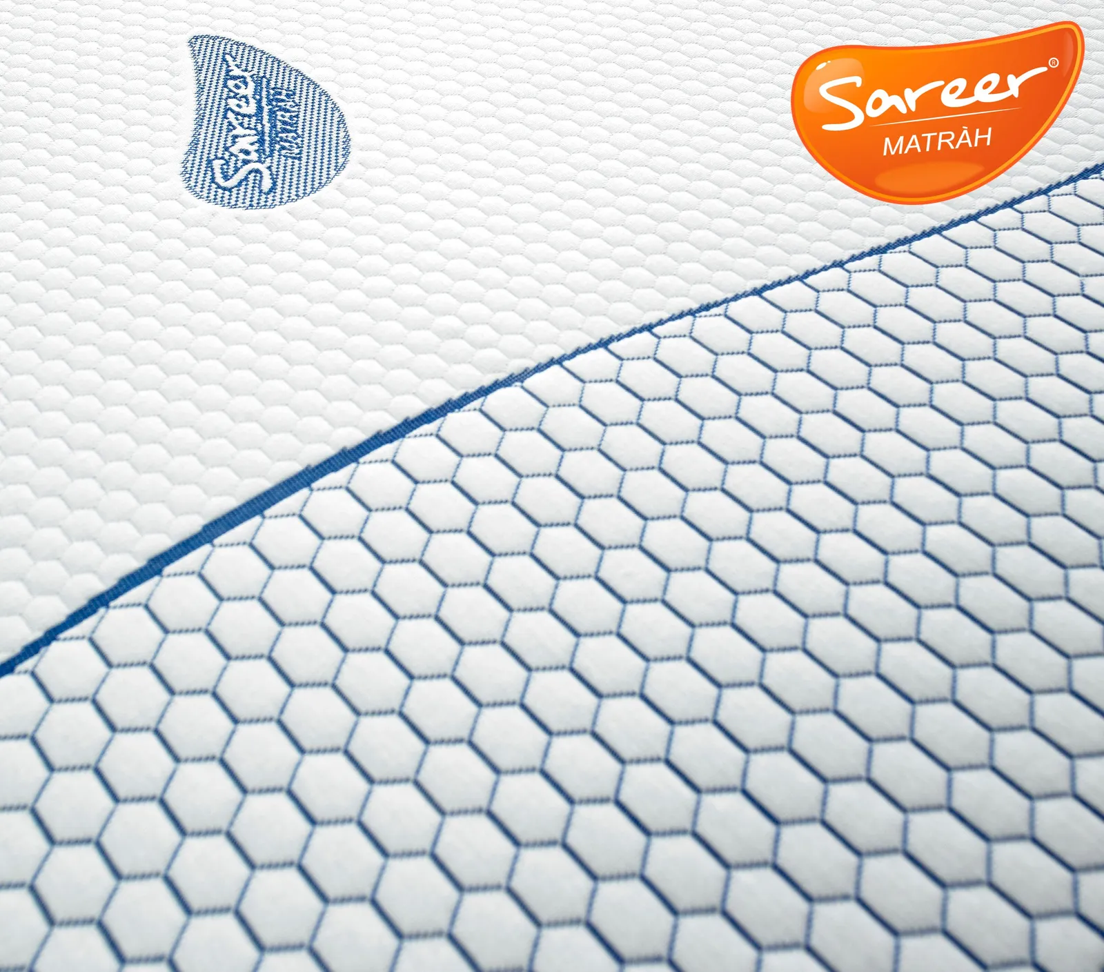 Sareer Furniture Limited Cool Blue Memory Foam Mattress in White 3