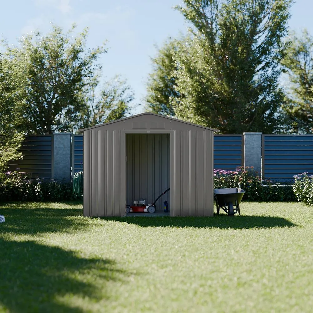 sweeek Garden shelter 2.71m² with anchor kit in Taupe