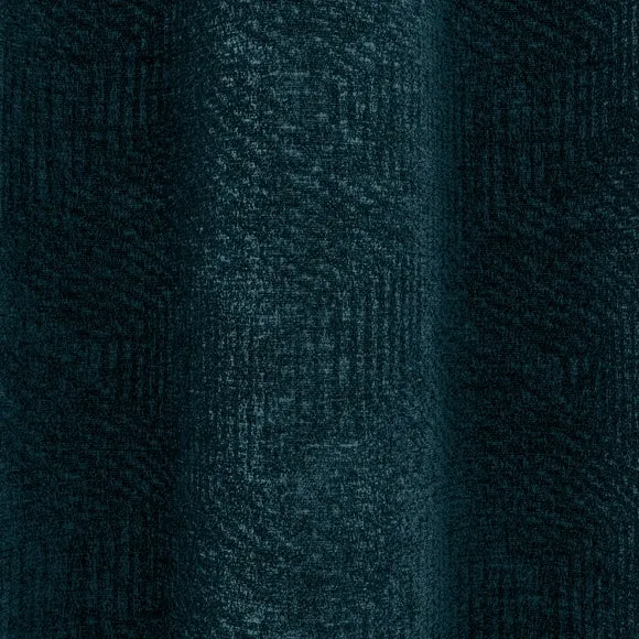 Chenille Geo Eyelet Curtains 3