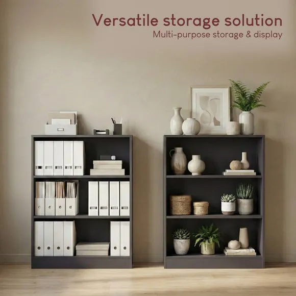 Return - Cambridge 3 Tier Low Bookcase 5