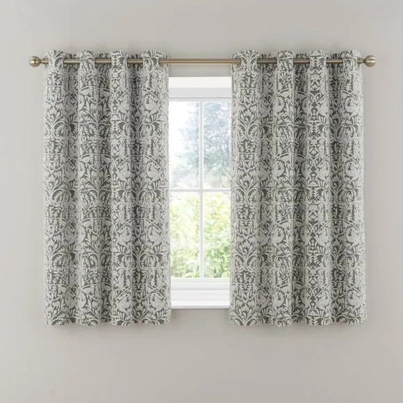 Alora Chenille Thermal Eyelet Curtains 5