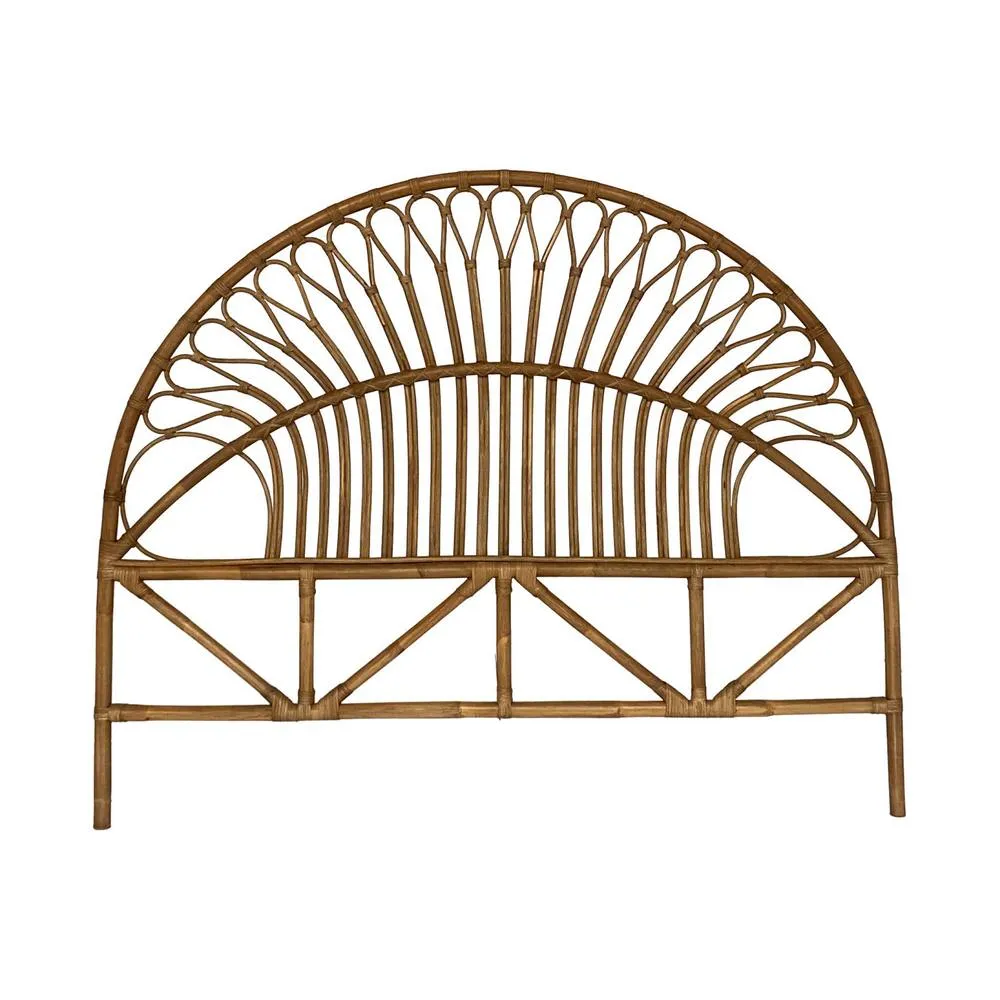 sweeek Dark rattan headboard in Dark Brown 3