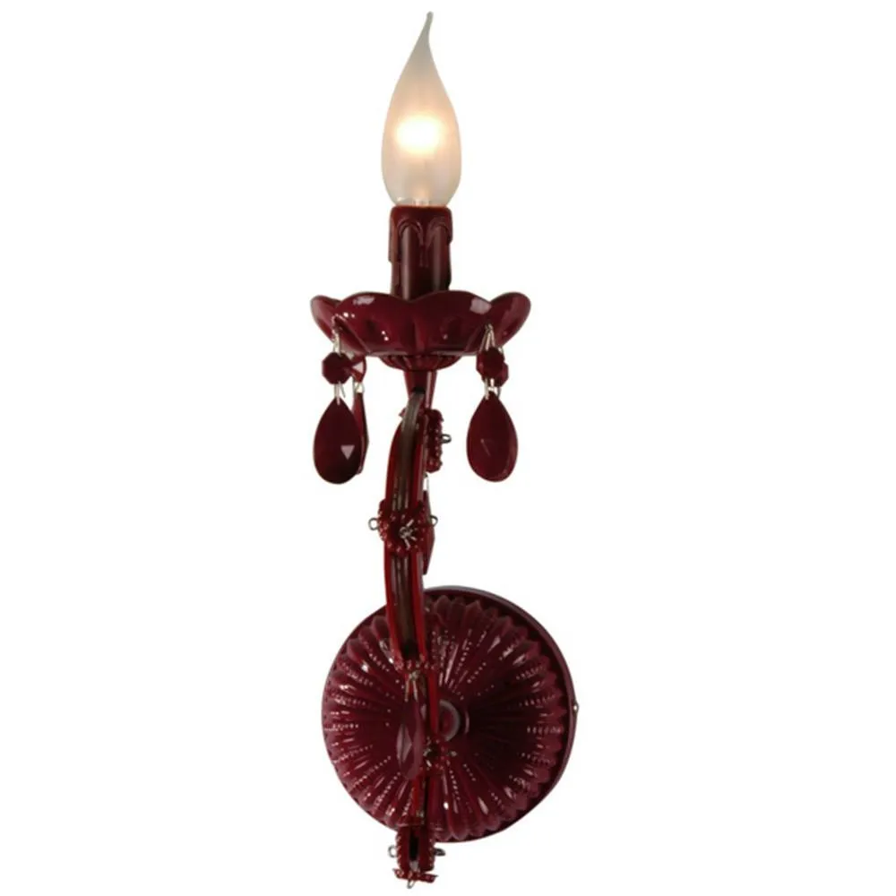 Netlighting Marie Candle Wall Light Red