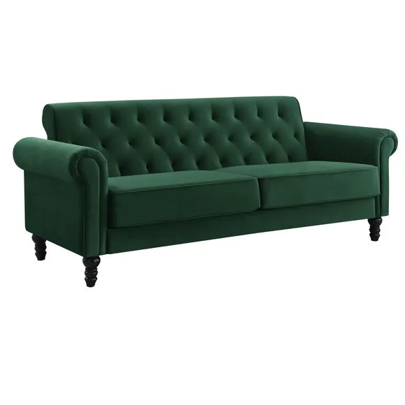 Greta Velvet 3 Seater Sofa 2