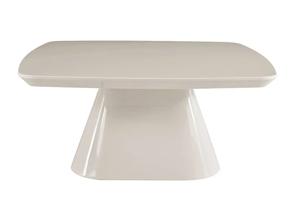 Vente-unique Set Of 2 MDF Coffee Tables - Cream & Lacquered Taupe - NATAZA 5