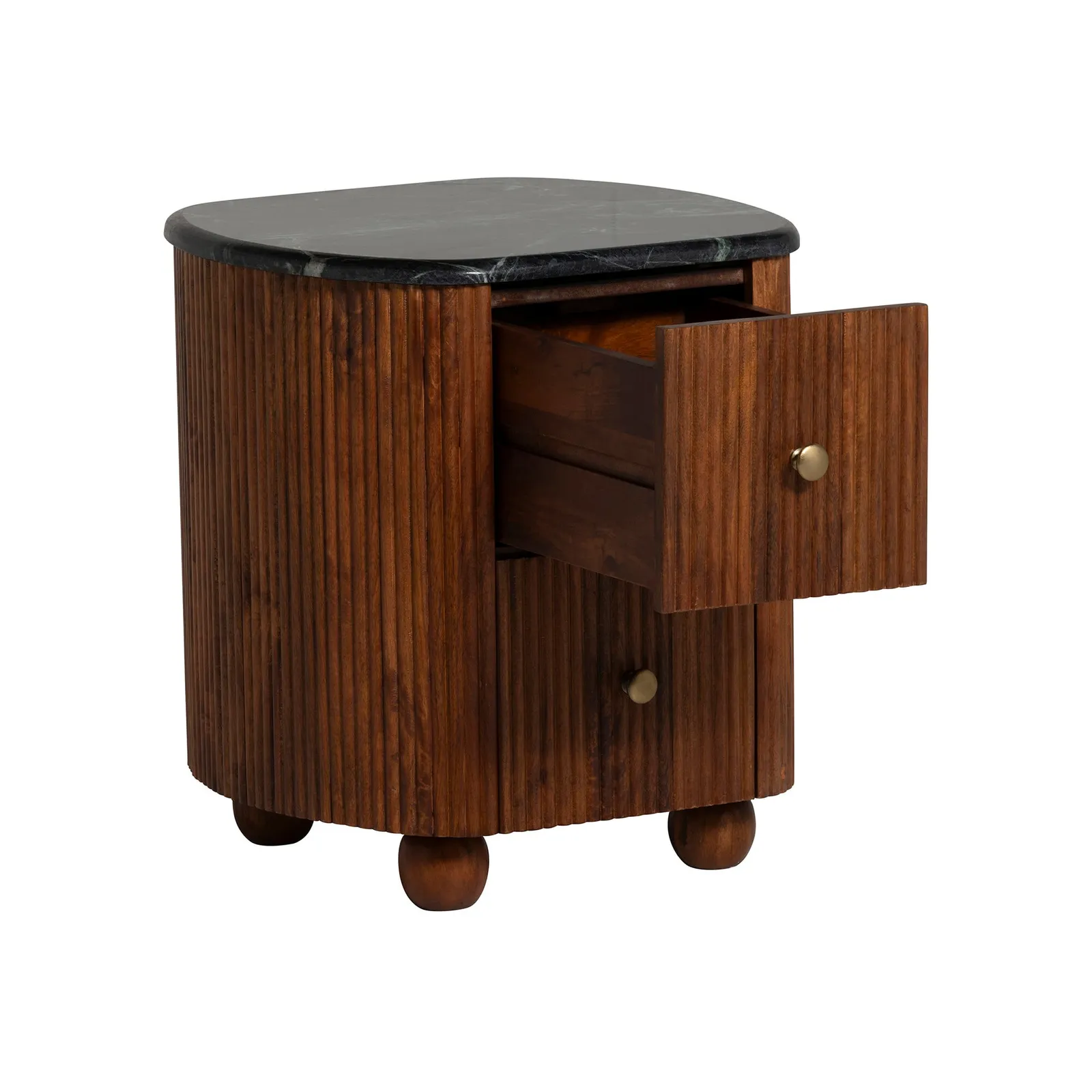 Tigris 2 Drawer Bedside Table, Wood | Barker & Stonehouse 4