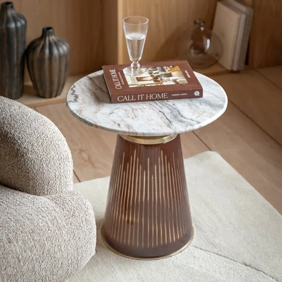 Seville Marble Side Table 1