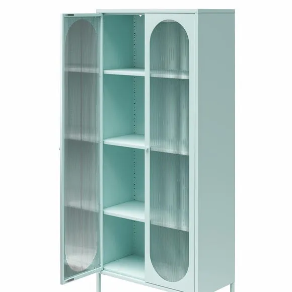 Luna Tall Fluted Sideboard, Glass 4
