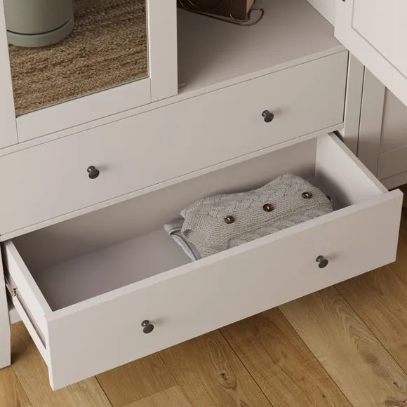 Lynton Mirrored 4 Door Wardrobe 4