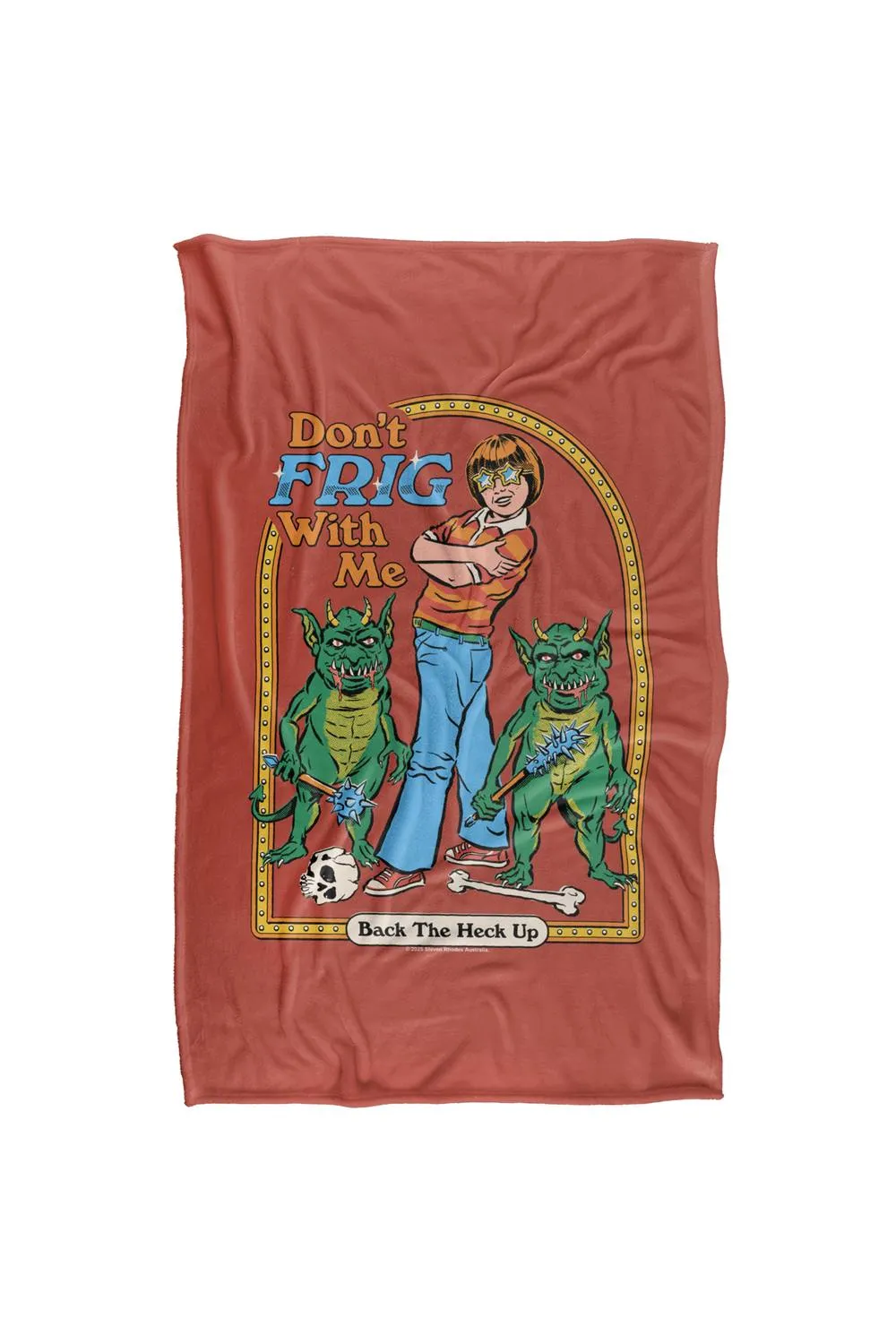 Steven Rhodes Dont Frig With Me Silky Touch Super Soft Throw Blanket