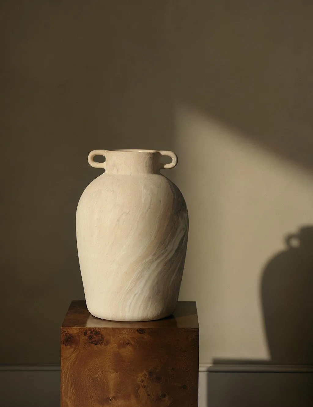 M&S Marble Effect Ceramic Vase Multi
