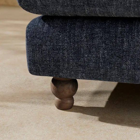 Arthur Linen Chenille Snuggle Chair 5