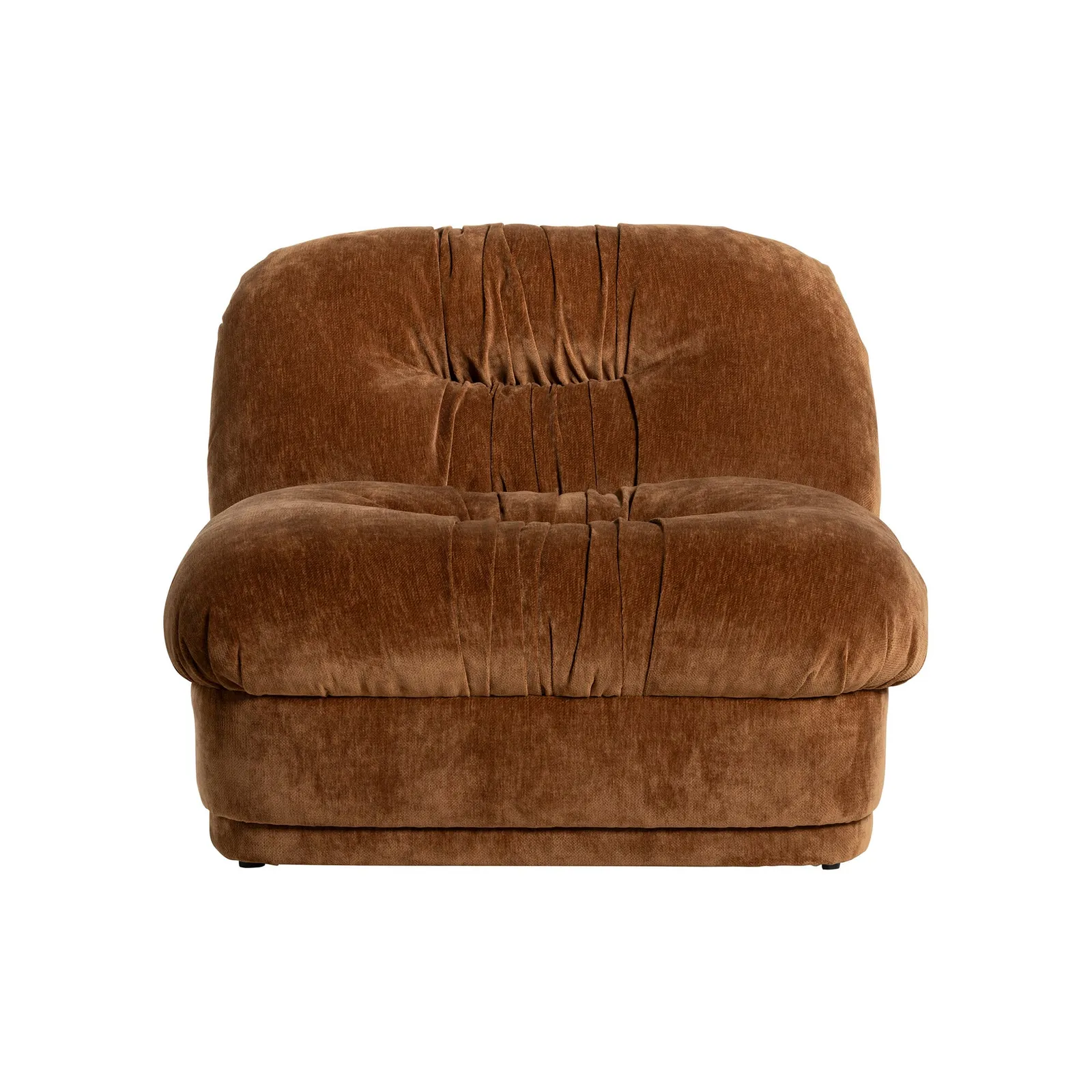 Nicolo 1 Seater Armchair, Brown Fabric | Barker & Stonehouse 3