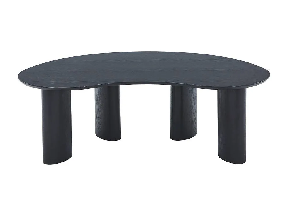 Vente-unique Ash Veneer Coffee Table - Black - CALYNOR 4