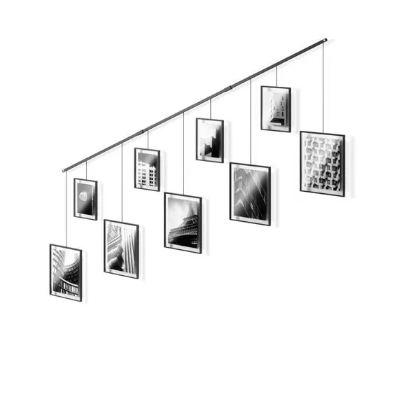 Umbra Set of 9 Exhibit Display Hanging Photo Frames 4