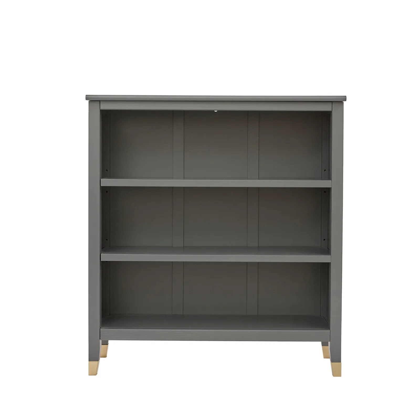 Cabinet Bits Palazzi 3 Tier Bookcase H97 W89 D25cm in Mid Grey 3
