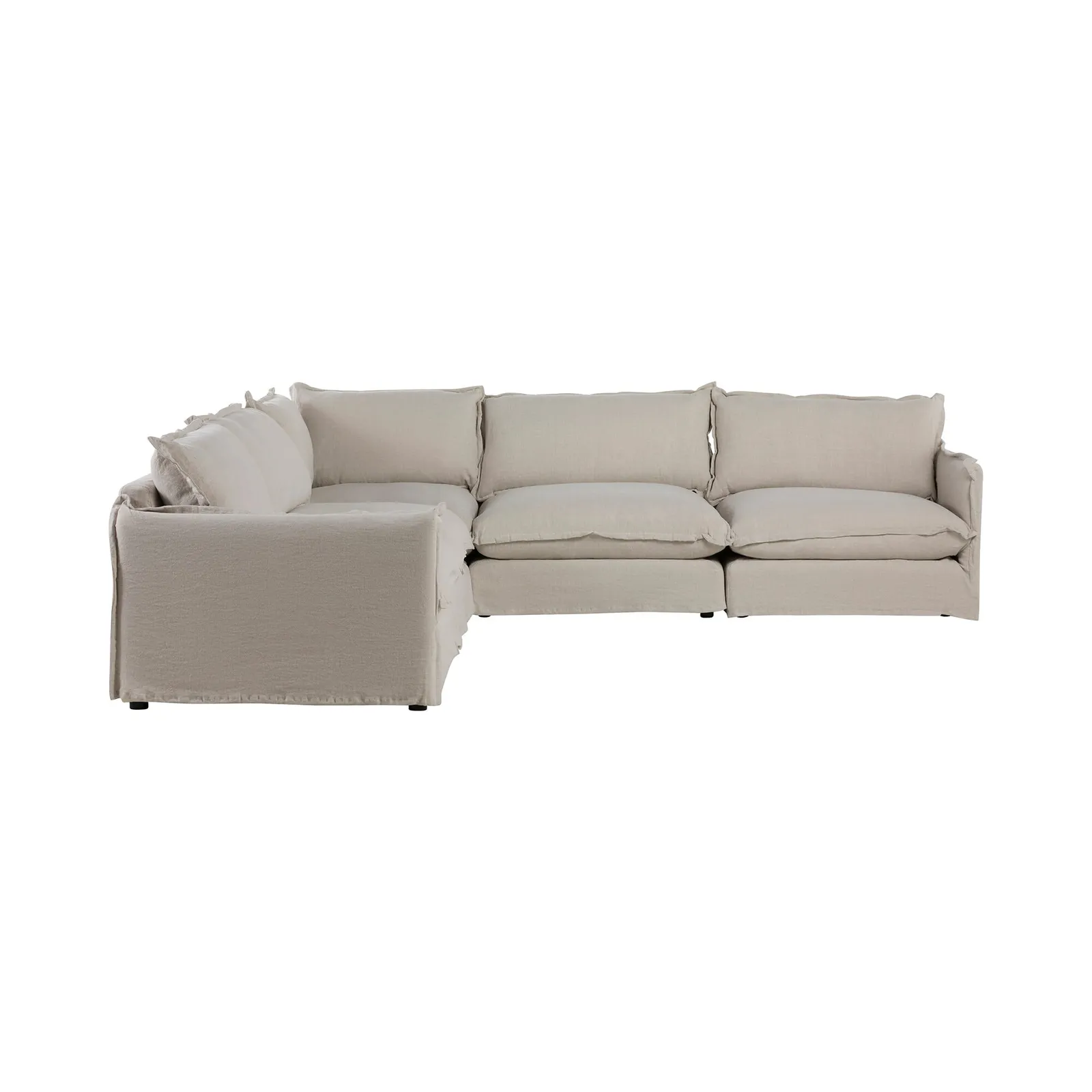 Apperley Corner Sofa, Neutral Fabric | Barker & Stonehouse 3