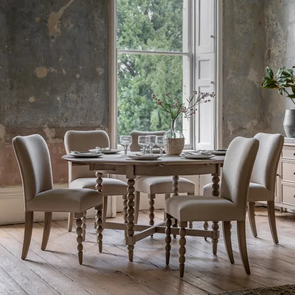 Cedar and Sage Boden 4-6 Seater Round Extendable Dining Table 2