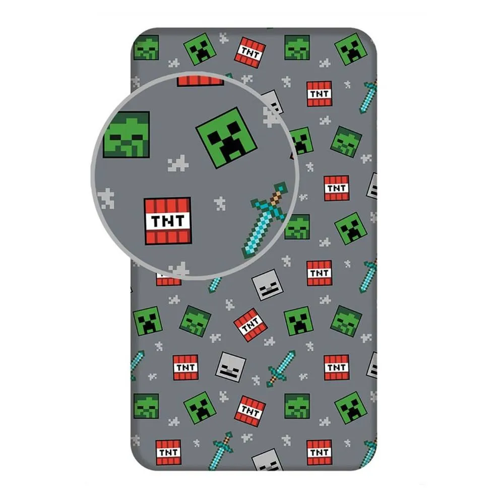 Minecraft We Got This Single Fitted Sheet
