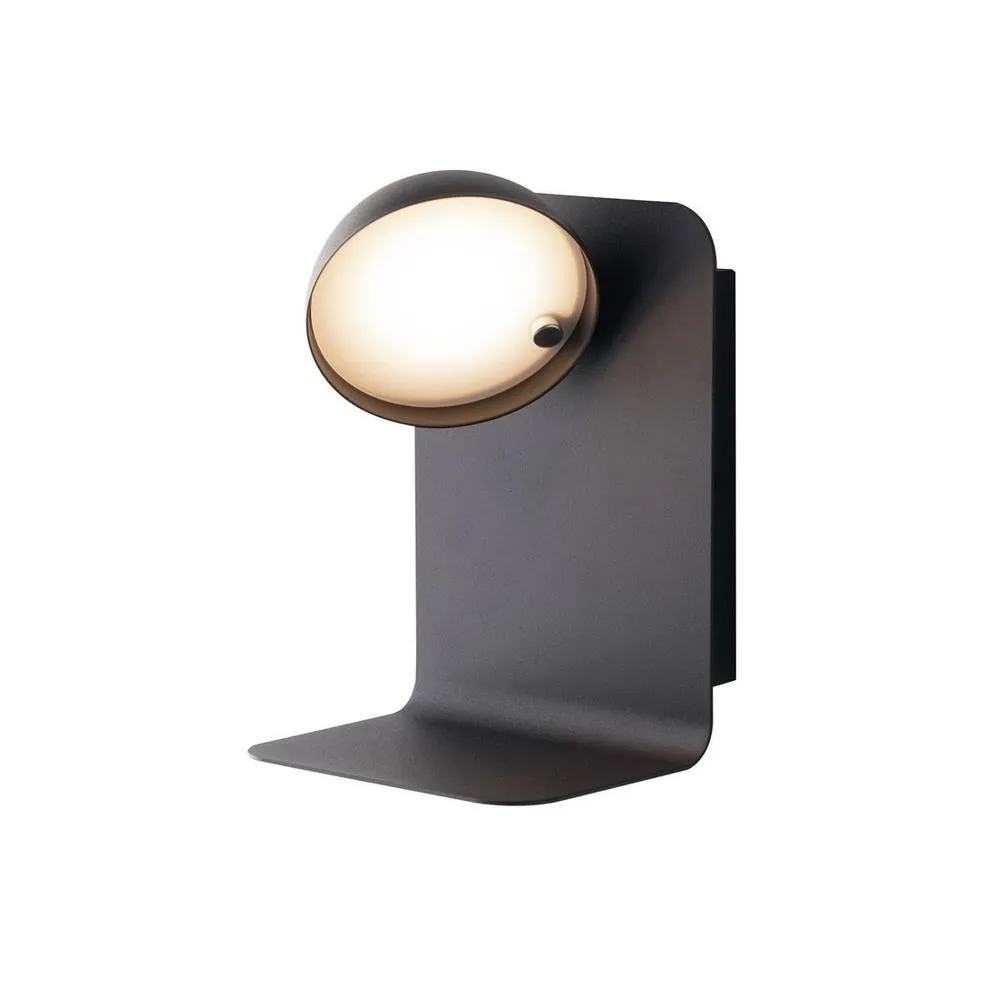 Netlighting Boing Integrated LED Swivel Wall Reading Lamp With Usb Black 4000K