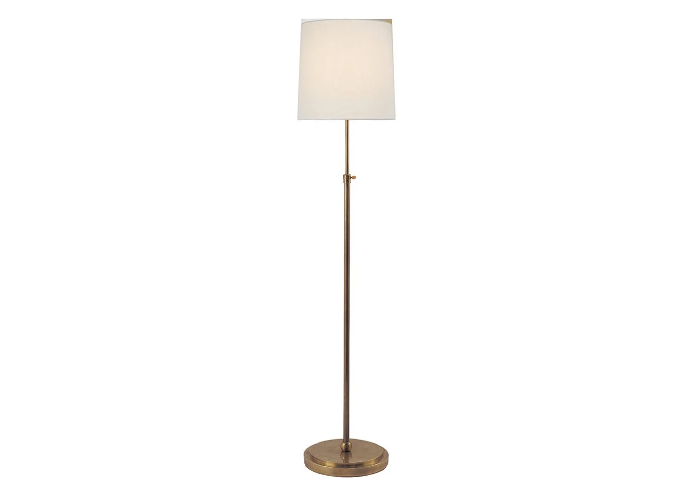 Visual Comfort Bryant Floor Lamp Hand-Rubbed Antique Brass 1