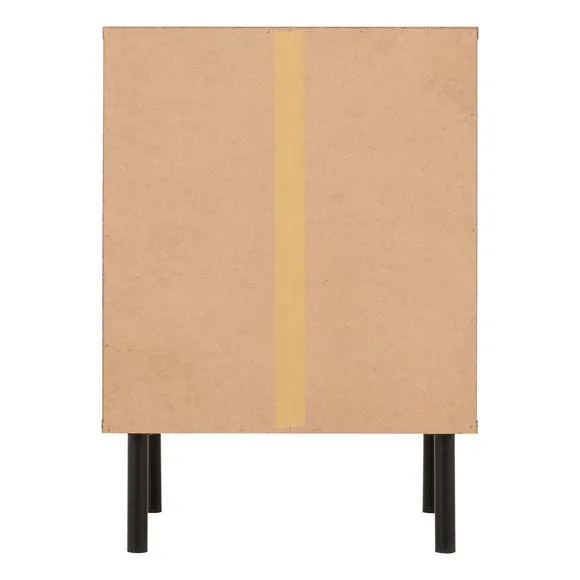 Barker 3 Drawer Bedside Table, Oak Effect 6
