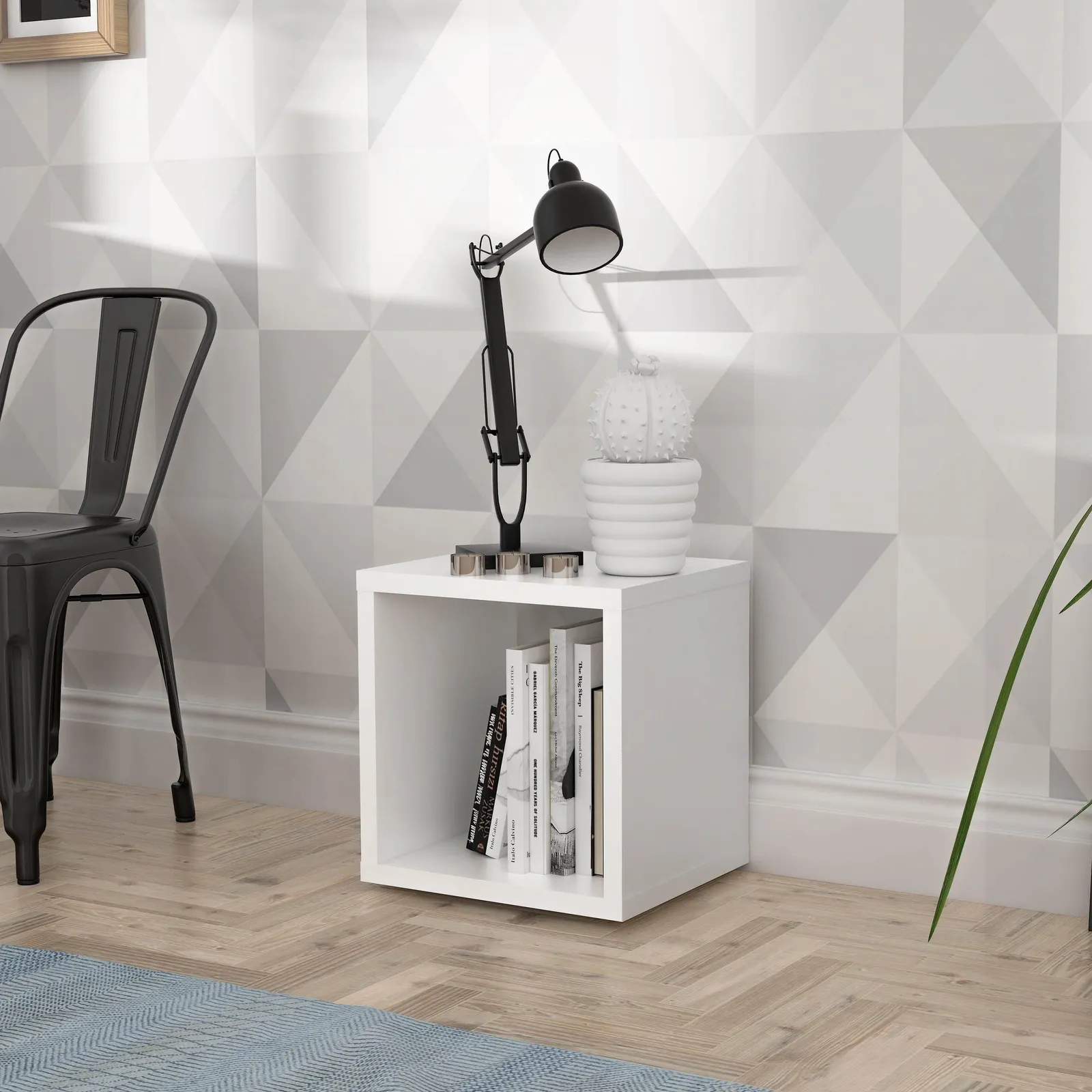 Furniture To Go Mauro Singular Storage Unit in White 3