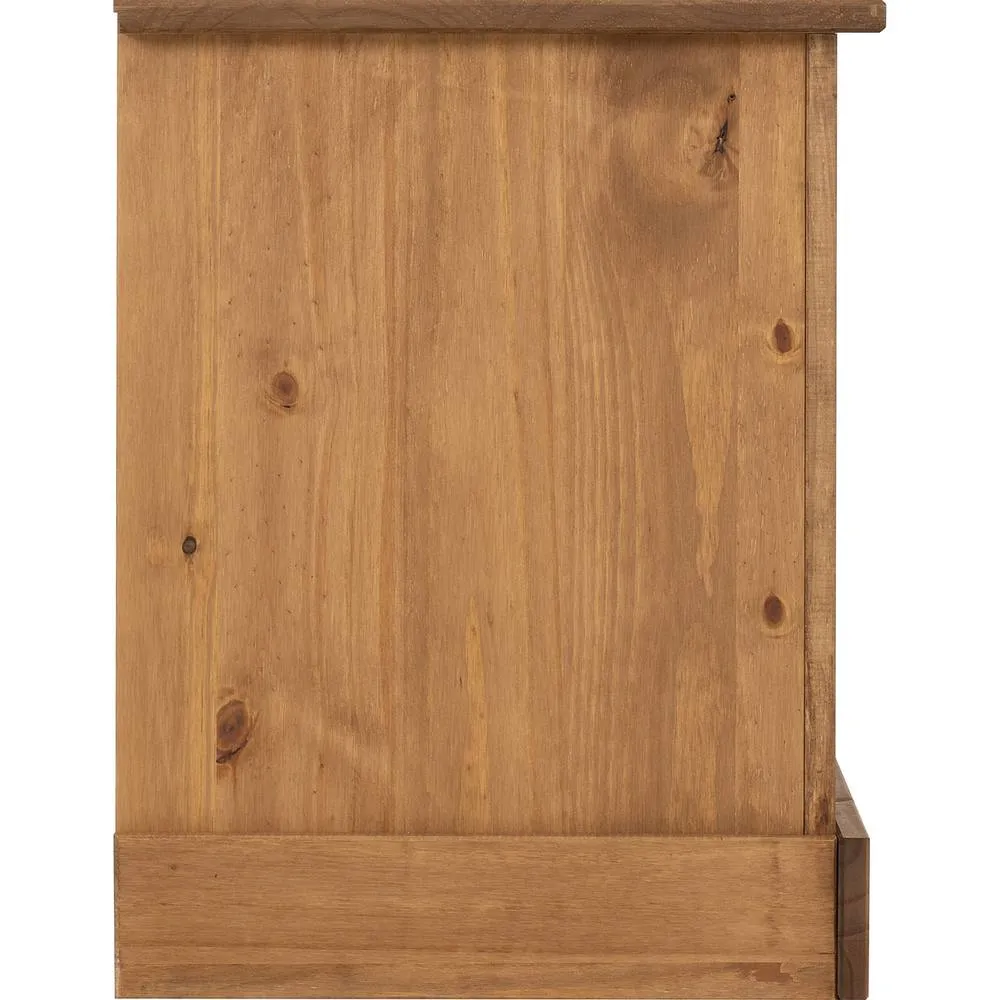 Seconique Corona Essentials 2 Drawer TV Unit in Natural 5
