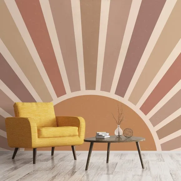 Sunburst Wall Mural 2