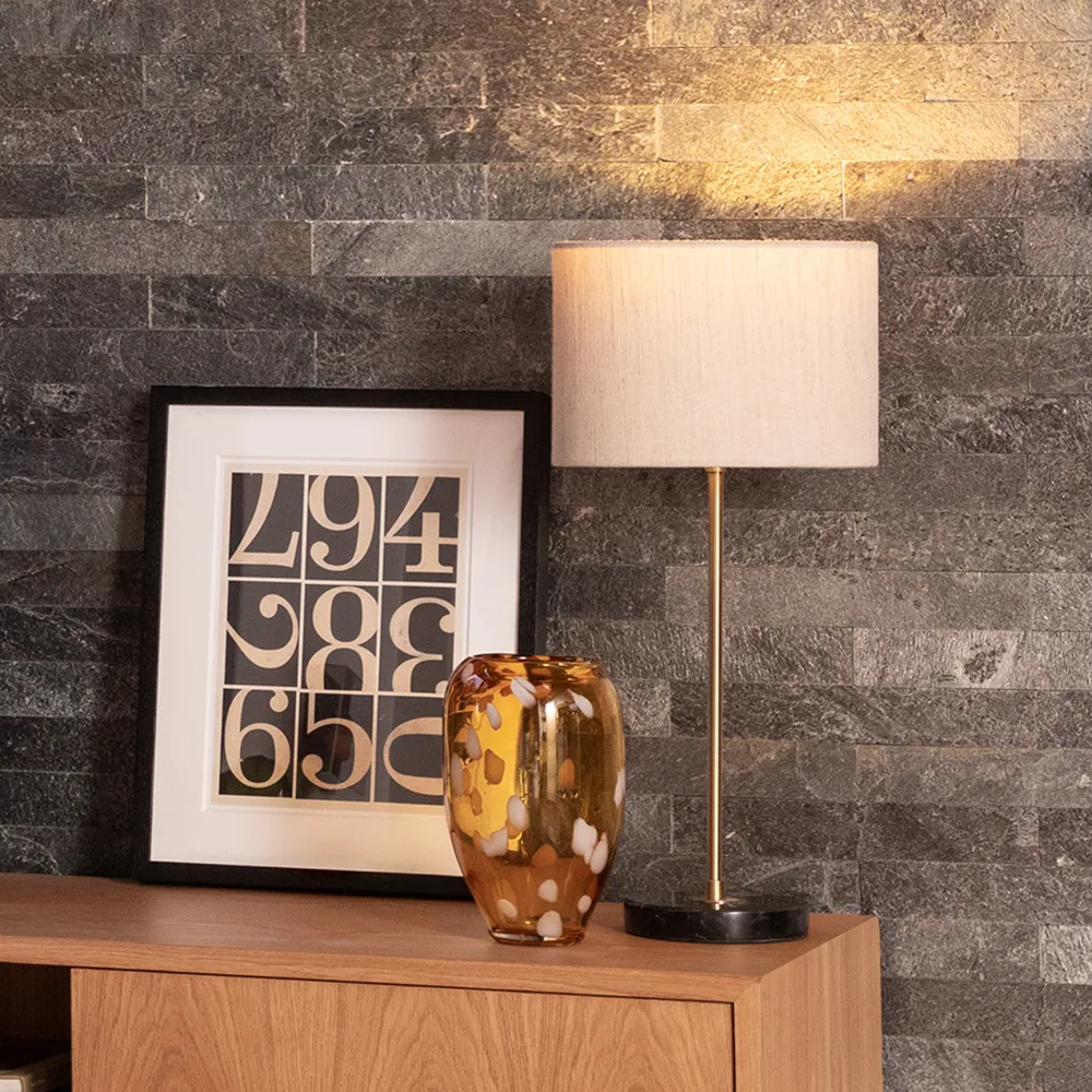 Heal's Simple Table Lamp White Marble 4
