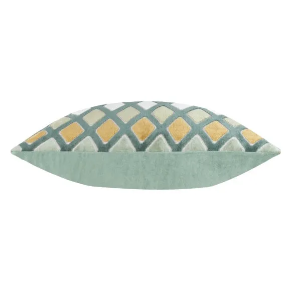 Furn. Metro Diamond Velvet Rectangle Cushion 4