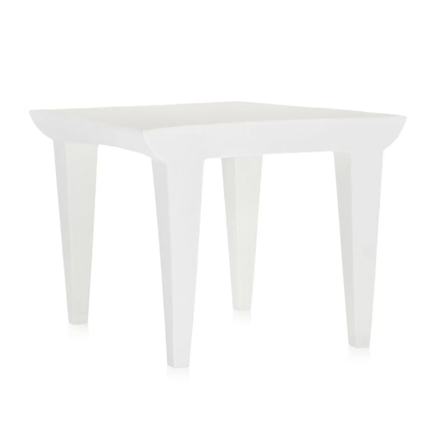 Kartell Bubble Club Outdoor Side Table Zinc White