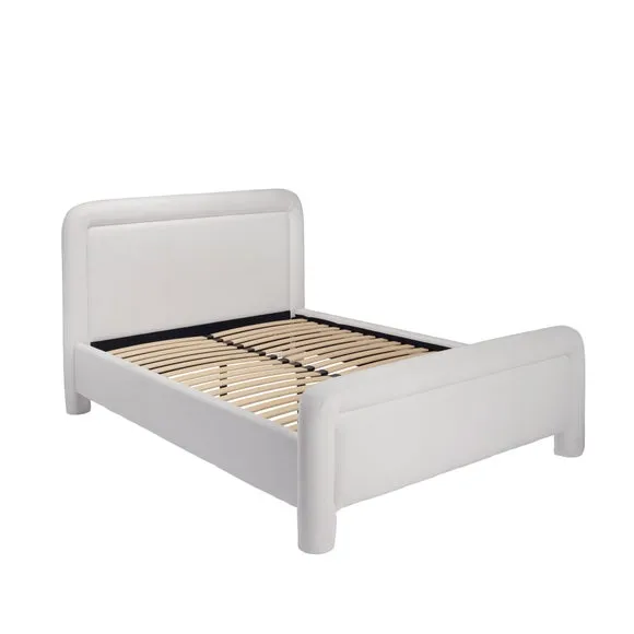 Leonnie Chenille Bed Frame 3