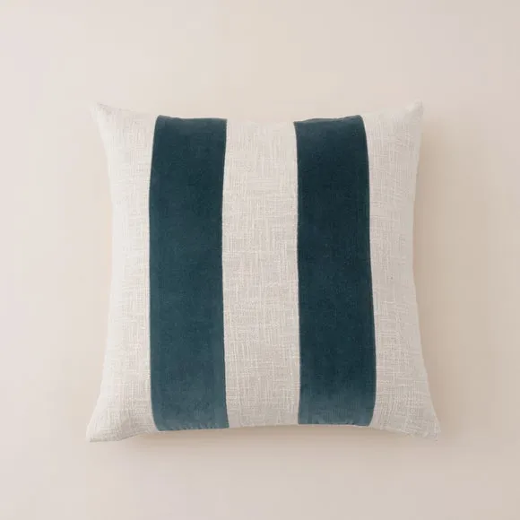 Clara Mixed Stripe Square Cushion 3
