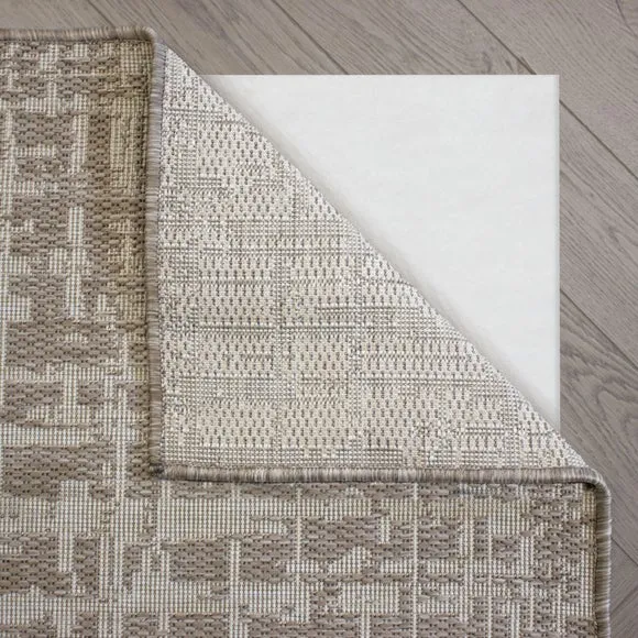 Abstract Indoor Outdoor Textured Rug 3