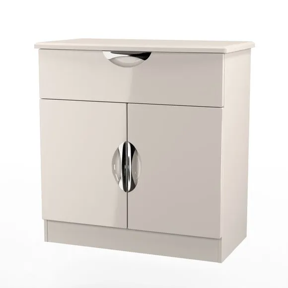 Rowe 2 Door 1 Drawer Small Sideboard 4