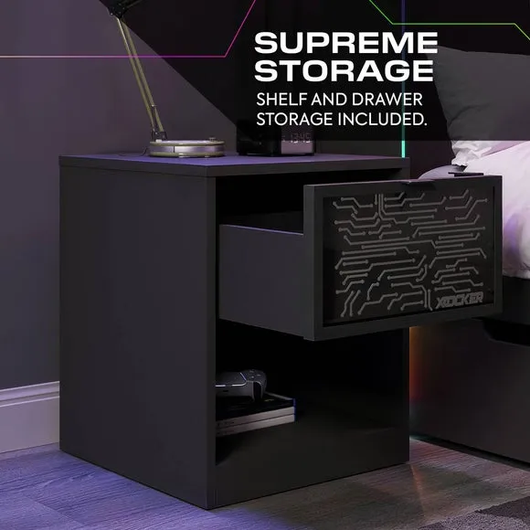 X Rocker NeoNite Circuit Edition LED Bedside Table 6