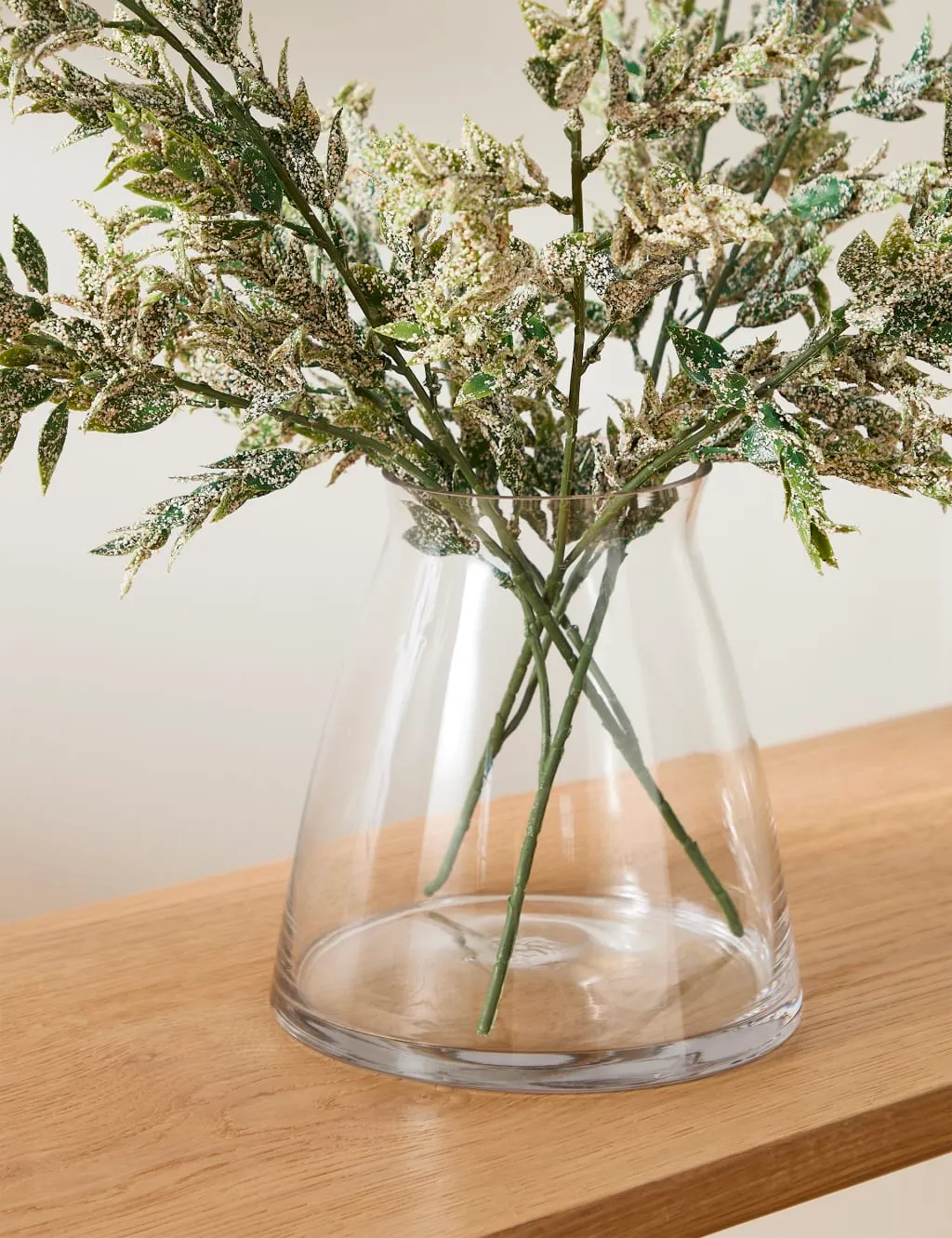 M&S Lantern Vase Clear